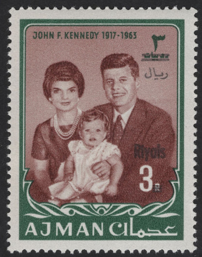 SCG12327 - Ajman – John F. Kennedy Memorial Set (1967 Issue)