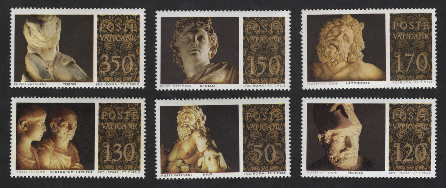 SCG12328 - Vatican City 1977 – Masterpieces of Classical Sculpture (Musei Vaticani Set)