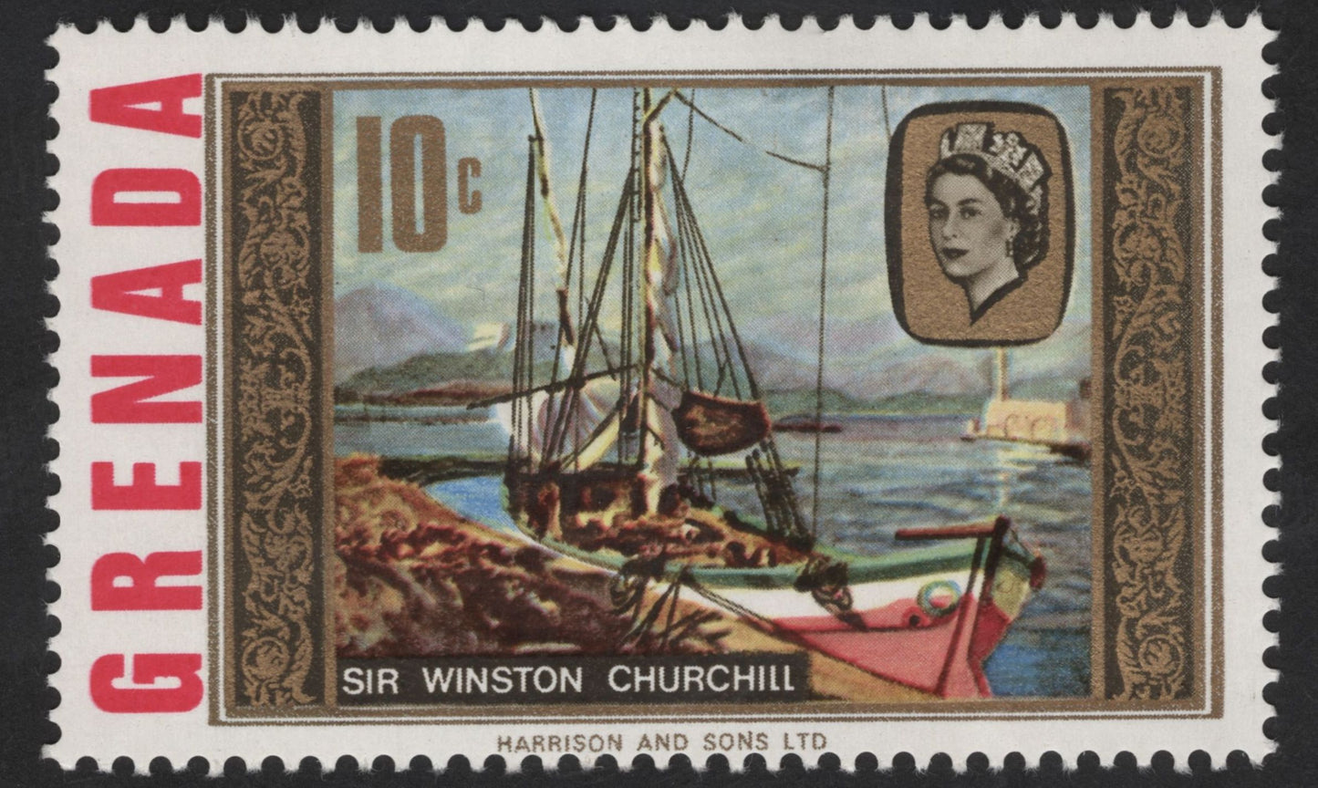 SCG12329 - Grenada – Sir Winston Churchill Commemorative Art Stamp Set