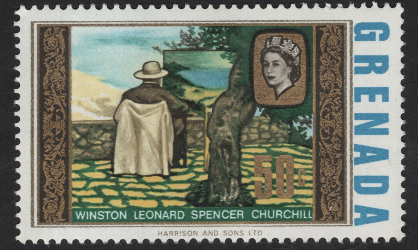 SCG12329 - Grenada – Sir Winston Churchill Commemorative Art Stamp Set