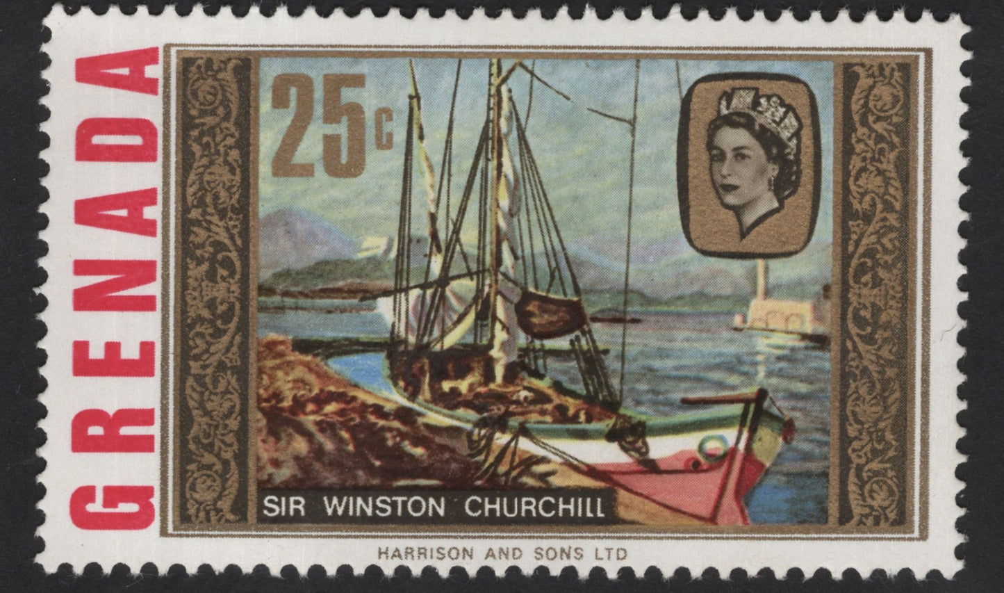 SCG12329 - Grenada – Sir Winston Churchill Commemorative Art Stamp Set