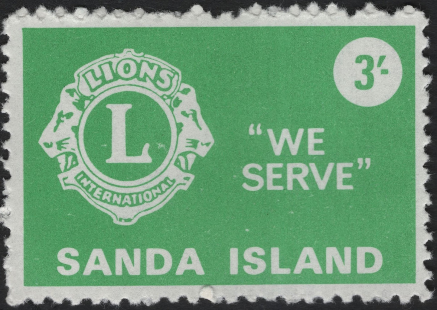 SCG8381 - Sanda Island – Lions International “We Serve” (c. 1970s)