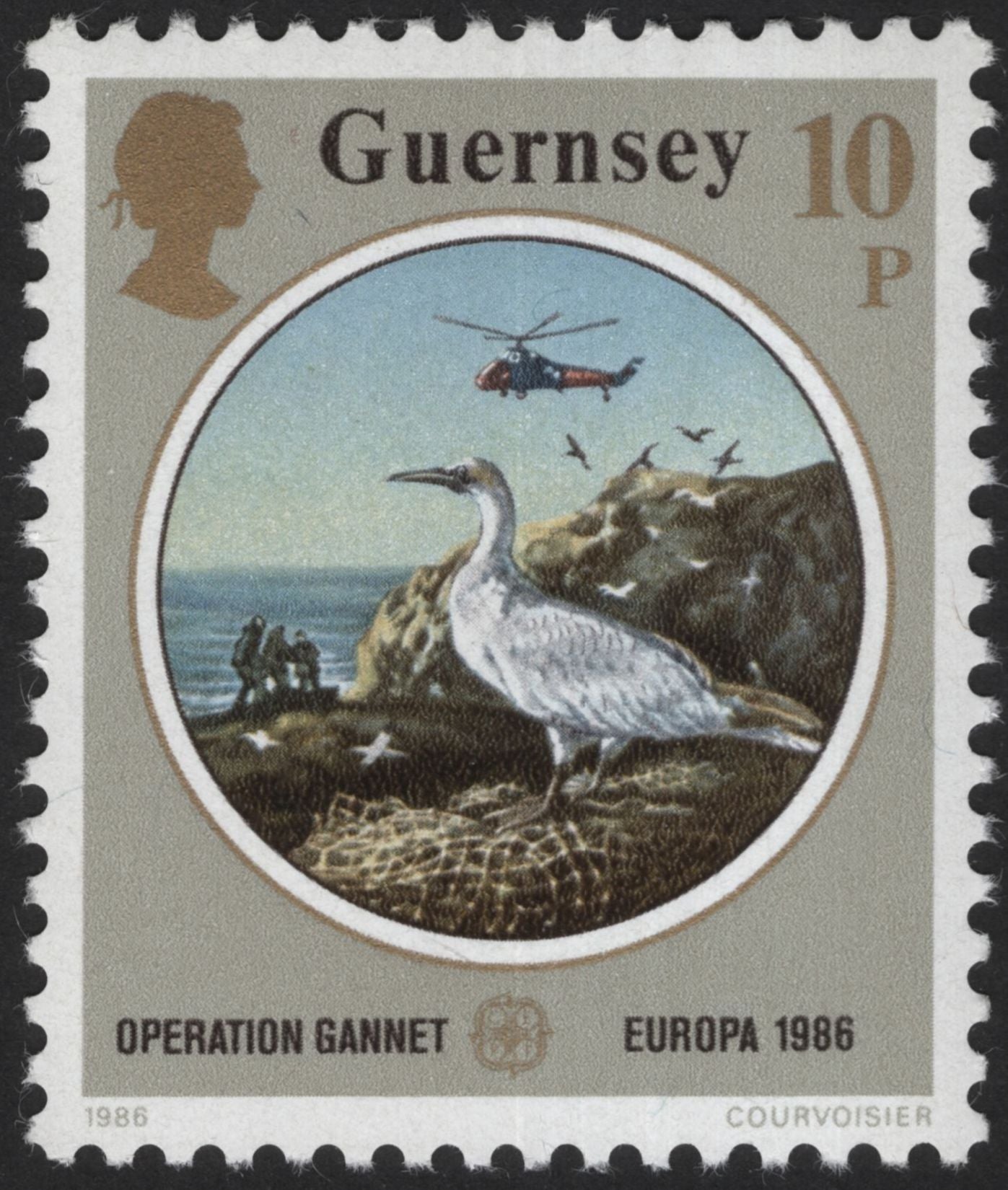 SCG12127 - Guernsey 1986 Europa CEPT – Conservation and Natural Heritage (Pair)