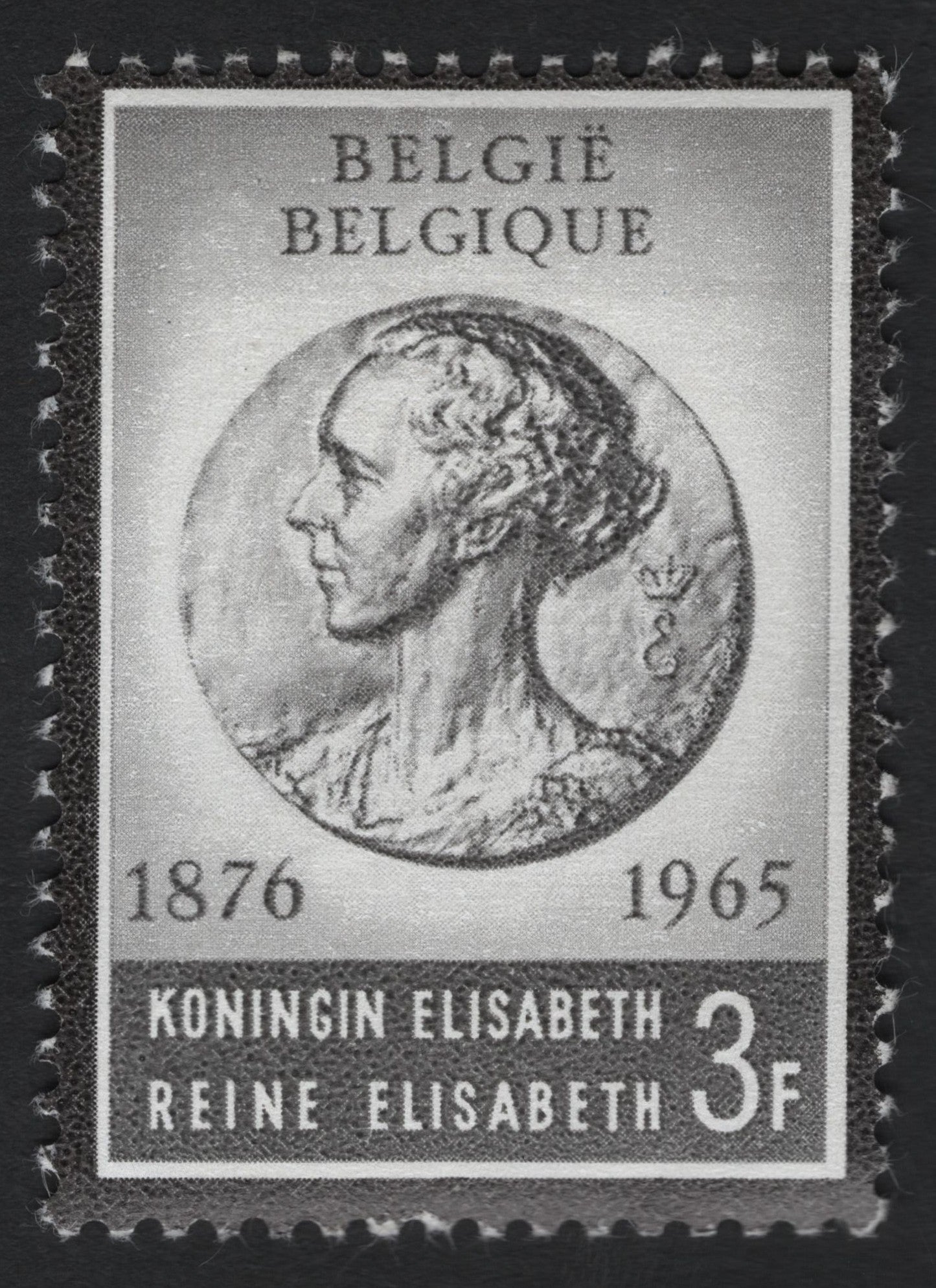 SCG8377 - Belgium 1965 – Queen Elisabeth Commemorative (3 Francs)