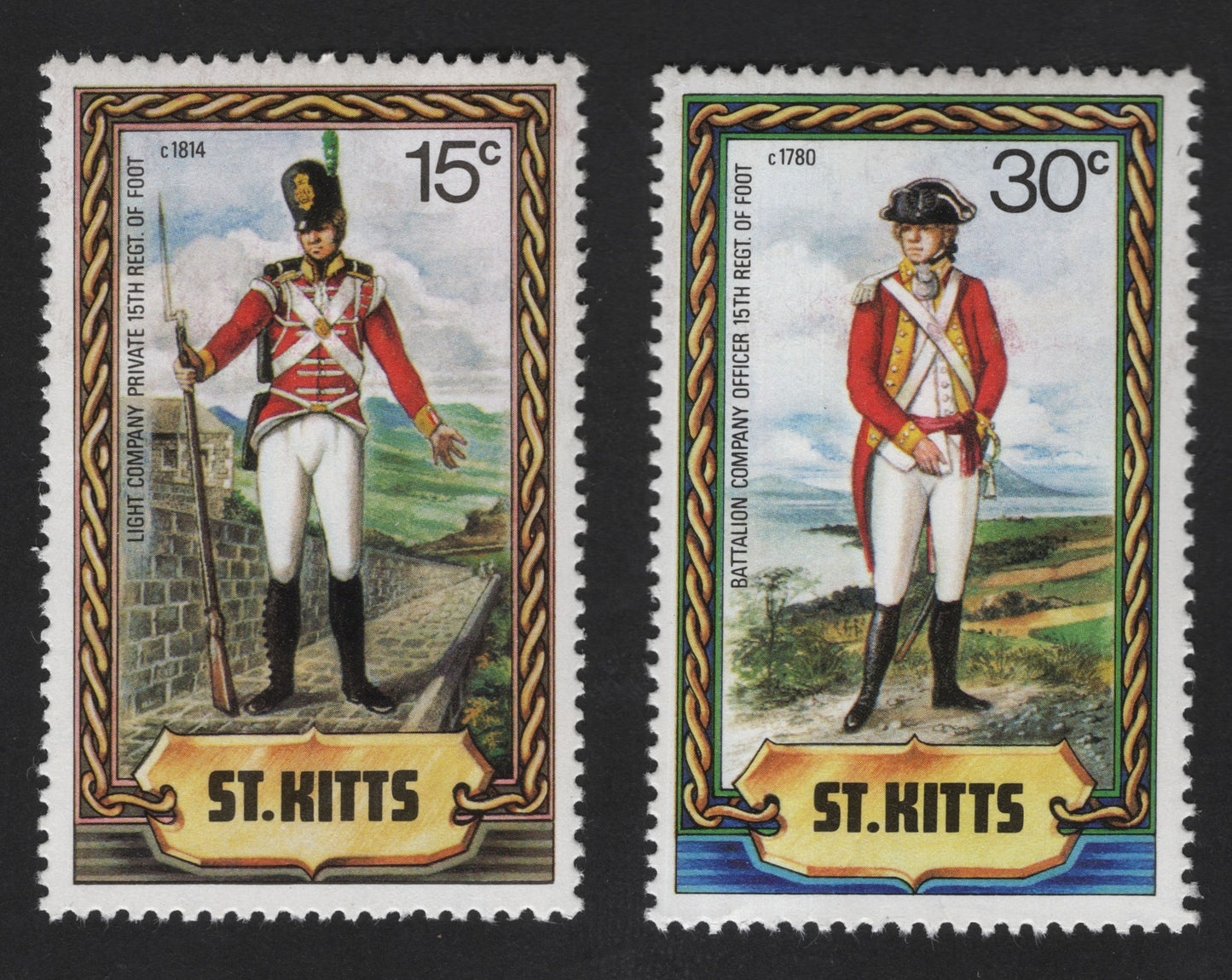 SCG12158 - St. Kitts – 15th Regiment of Foot Historical Uniforms (Private & Officer)