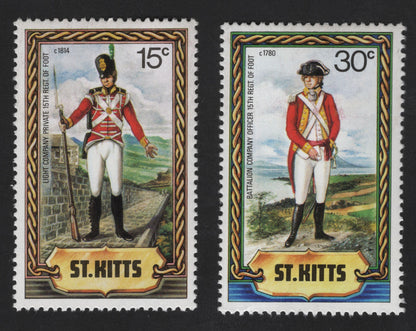 SCG12158 - St. Kitts – 15th Regiment of Foot Historical Uniforms (Private & Officer)