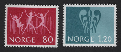 SCG12159 - Norway Social Harmony & Unity Definitive Stamp Pair