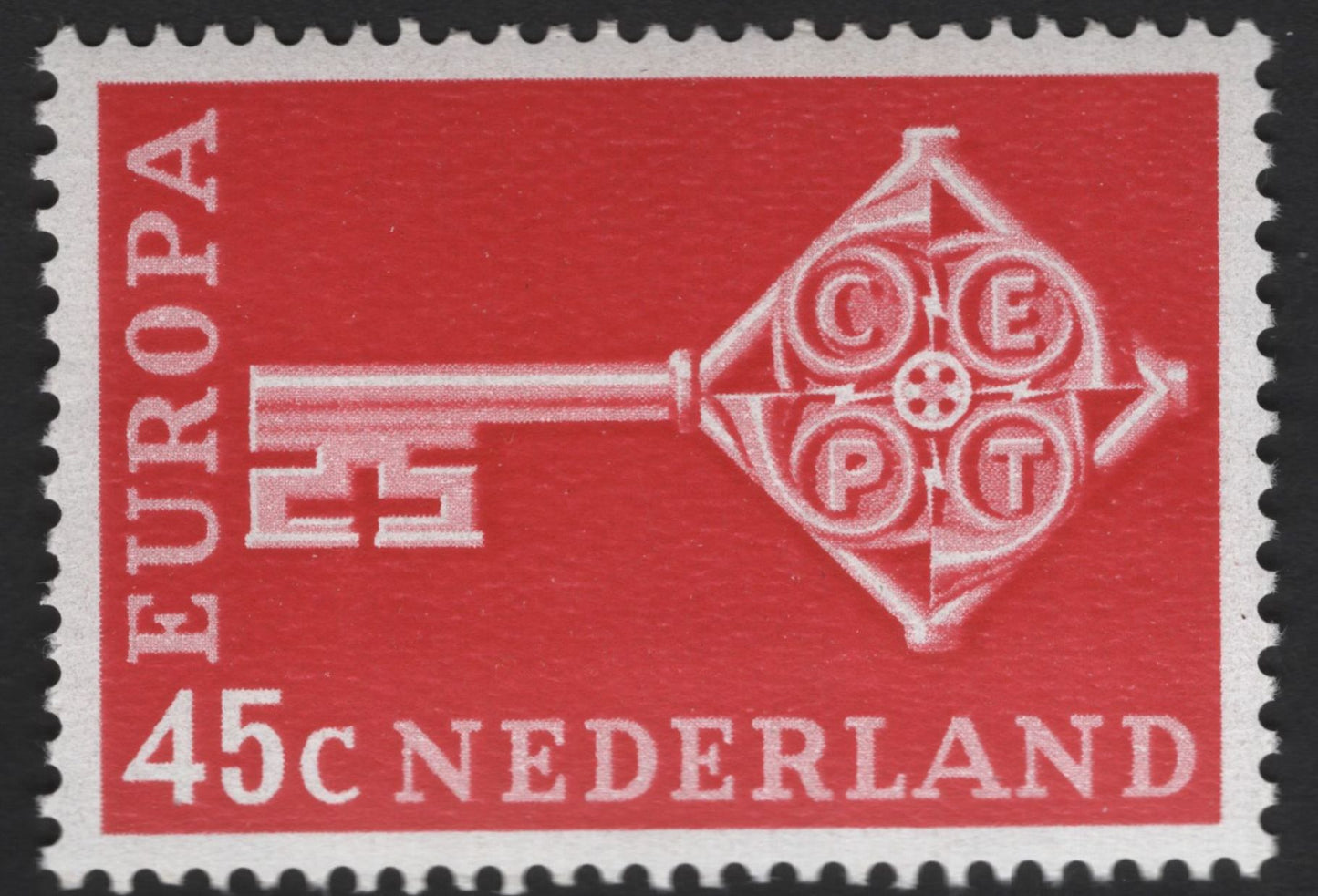 SCG12175 - Netherlands CEPT Europa “Key Symbol” Definitive Pair