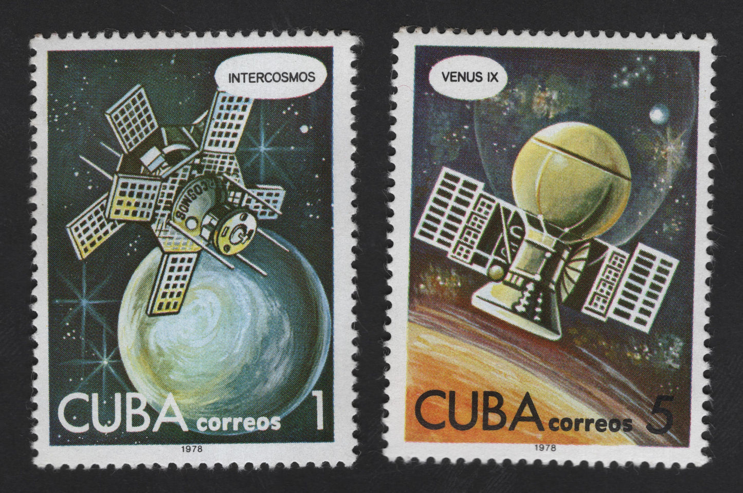 SCG12332 - Cuba 1978 – Intercosmos & Venus IX Space Exploration Commemorative Set