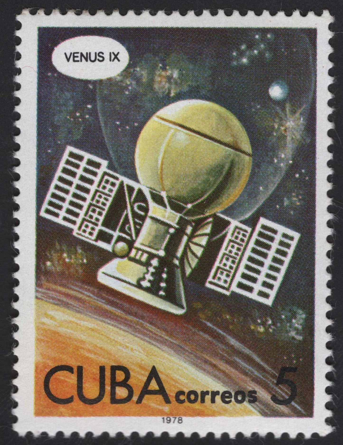 SCG12332 - Cuba 1978 – Intercosmos & Venus IX Space Exploration Commemorative Set