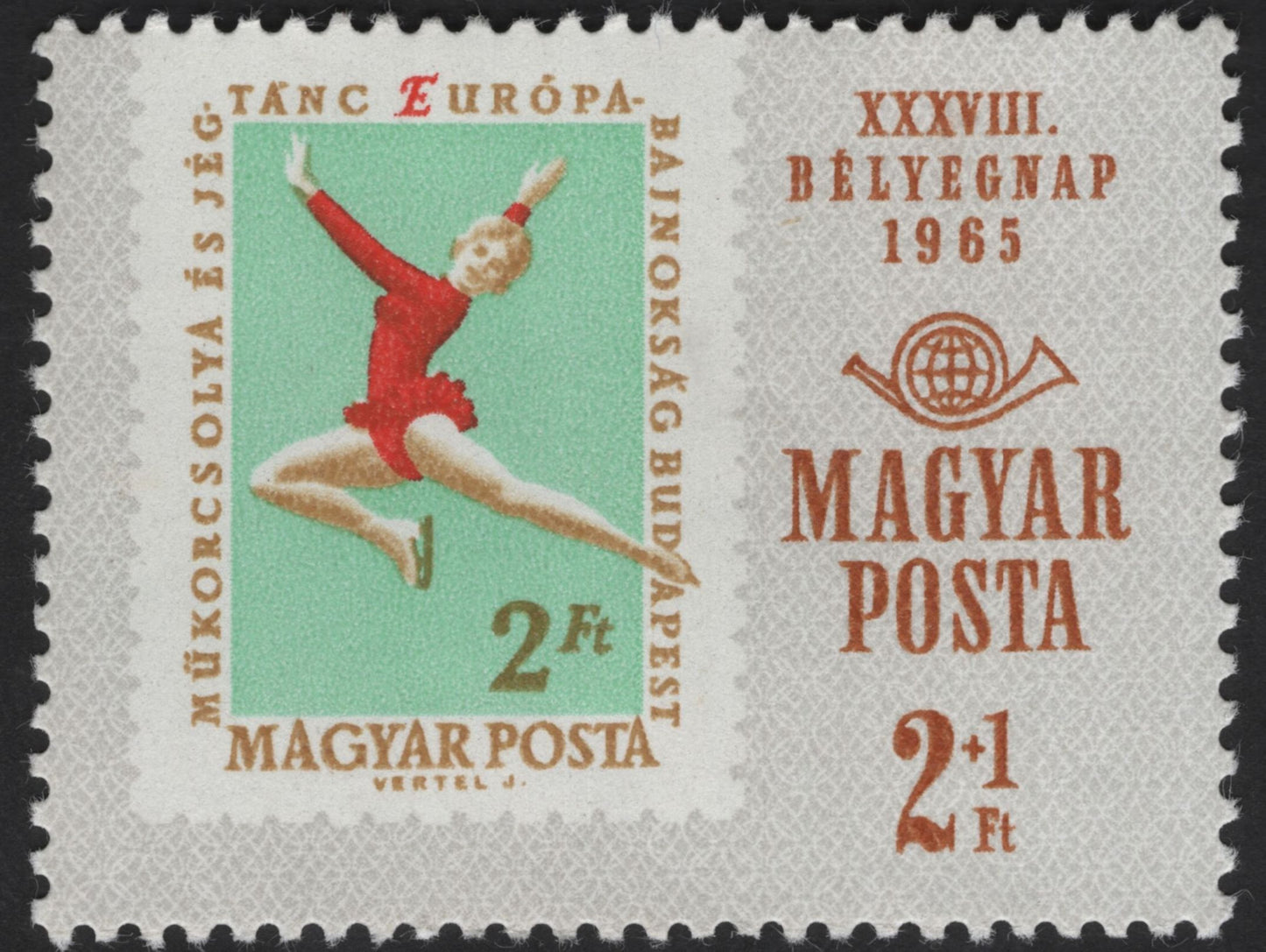 SCG12201 - Hungary 1965 Stamp Day (XXXVIII Bélyegnap) Semi-Postal Set