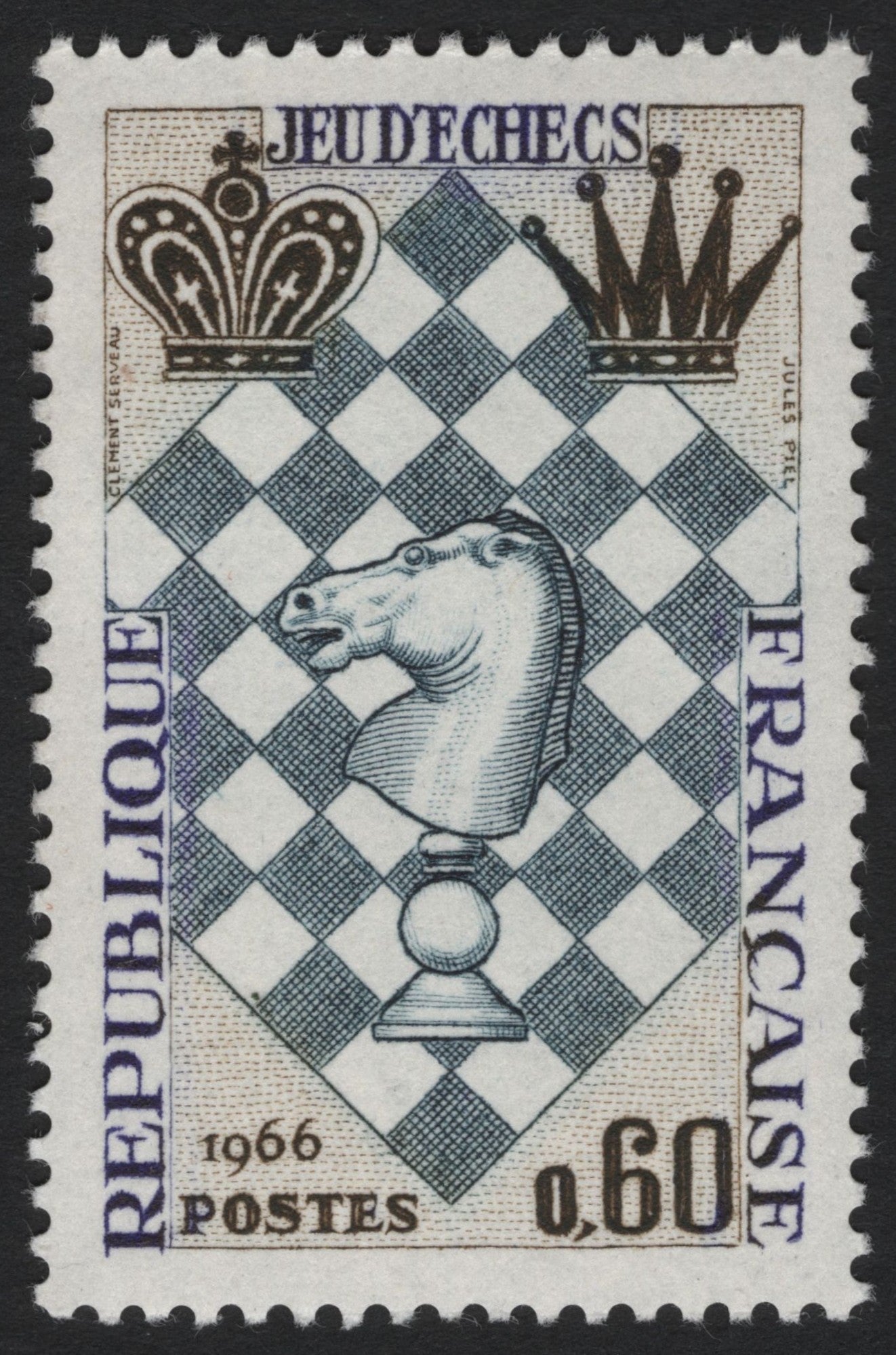 SCG8410 - France 1966 – “Jeu d’Échecs” (Chess Game)