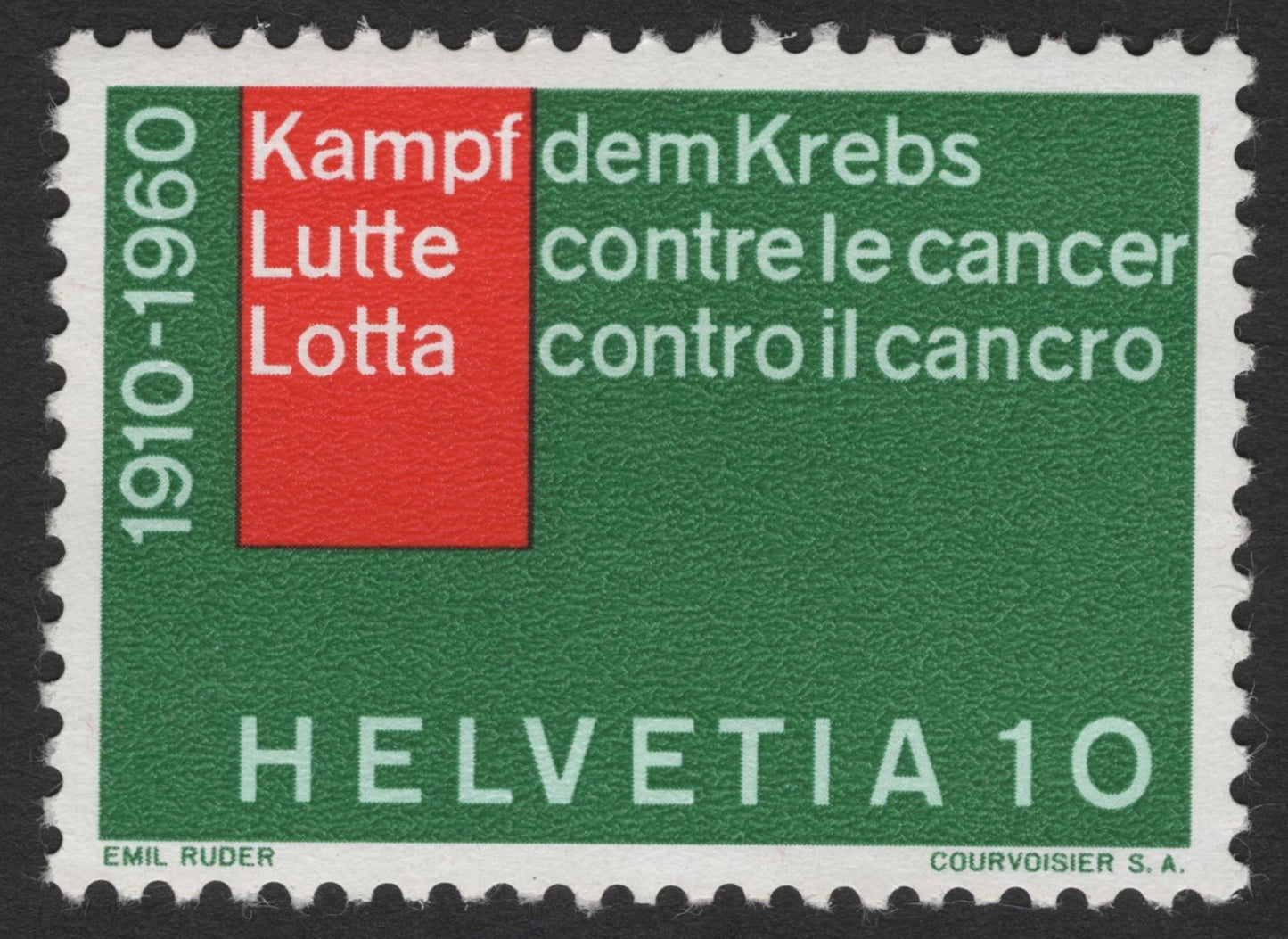SCG12100 - Switzerland 1960 Public Welfare & Education Commemorative Pair