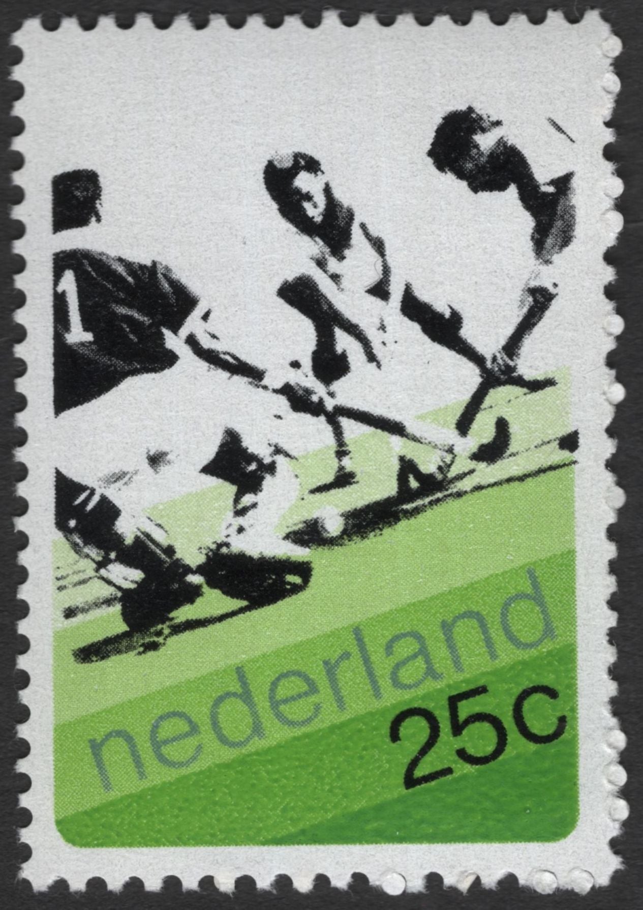 SCG12097 - Netherlands 1990 Sports & Movement Stamp Pair (25c–30c)