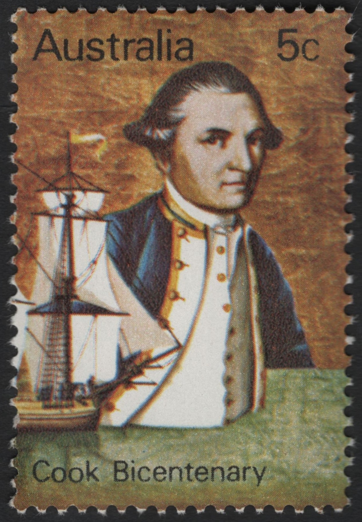 SCG8406 - Australia 1970 – Captain Cook Bicentenary (5c)