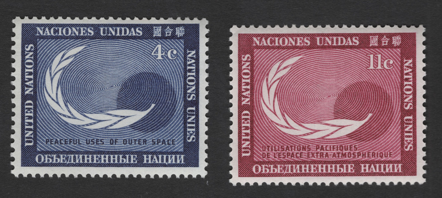 SCG12147 - United Nations – Peaceful Uses of Outer Space (Definitive Pair)