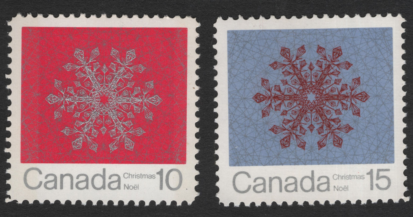 SCG12142 - Canada Christmas Snowflake Set (10¢ & 15¢)