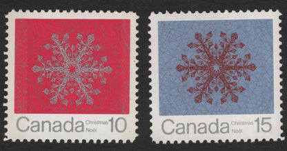 SCG12142 - Canada Christmas Snowflake Set (10¢ & 15¢)