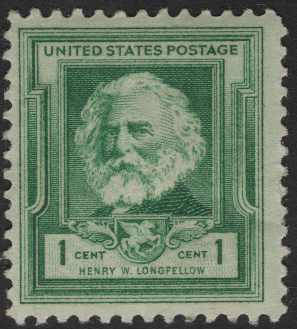 SCG11399 - Henry W. Longfellow – 1¢ Green Classic Issue