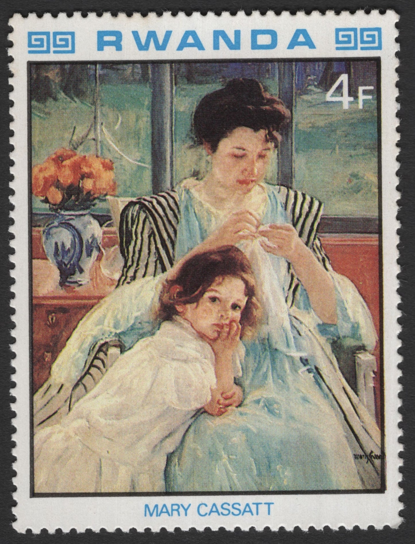 SCG11521 - Mary Cassatt – Mother and Child (Art Masterpiece Issue) – 4 Francs