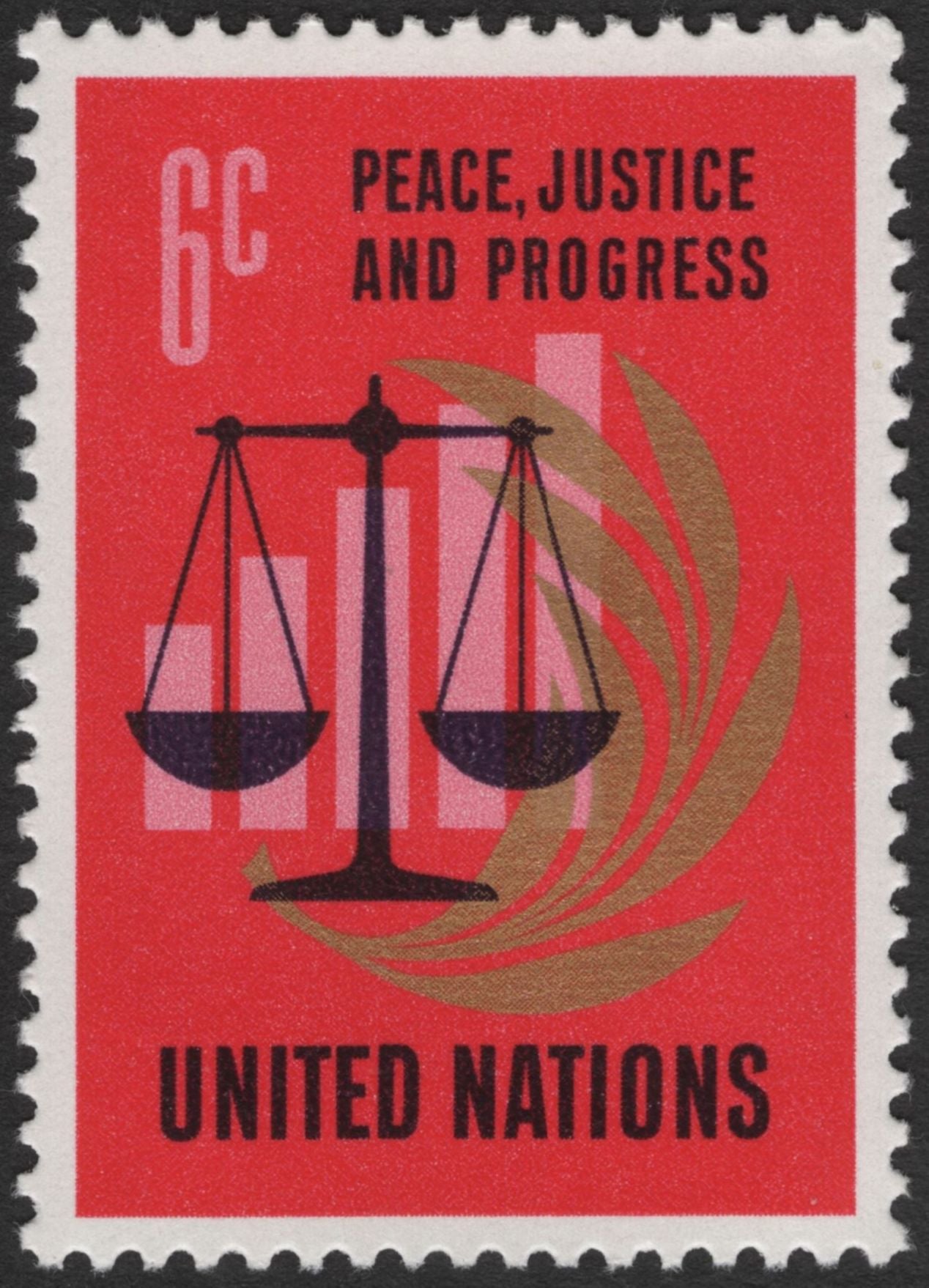 SCG12144 - United Nations “Peace, Justice and Progress” Definitive Pair