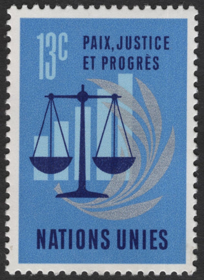 SCG12144 - United Nations “Peace, Justice and Progress” Definitive Pair