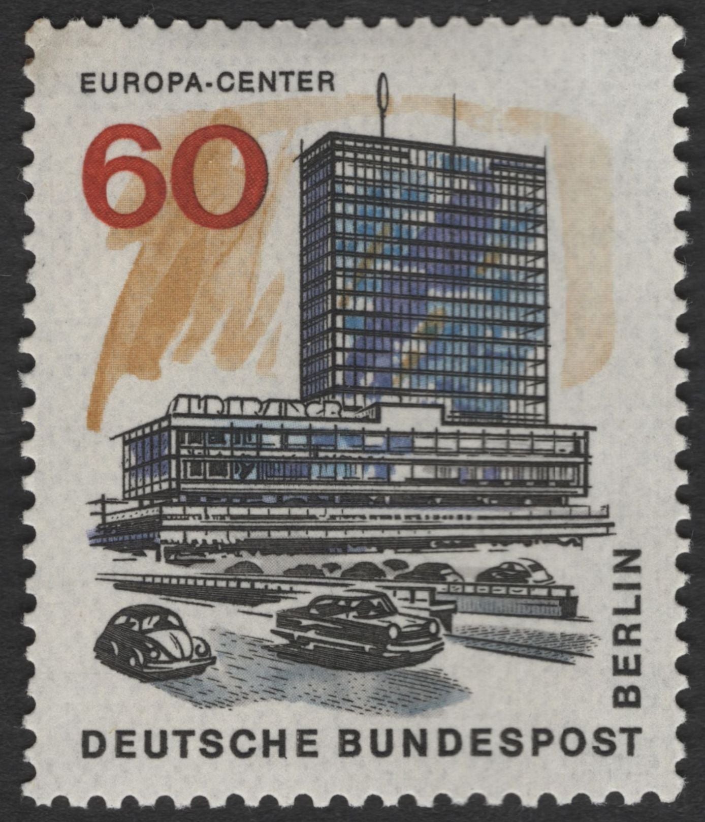 SCG12145 - Germany (Berlin) Architectural Landmarks Pair – Europa Center & Schäferberg Telecommunications Tower