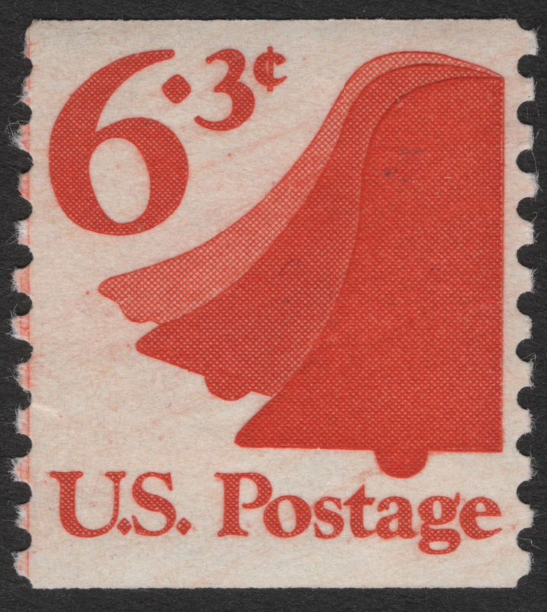 SCG11524 - Liberty Bell Definitive – 6.3¢ Red Coil Issue