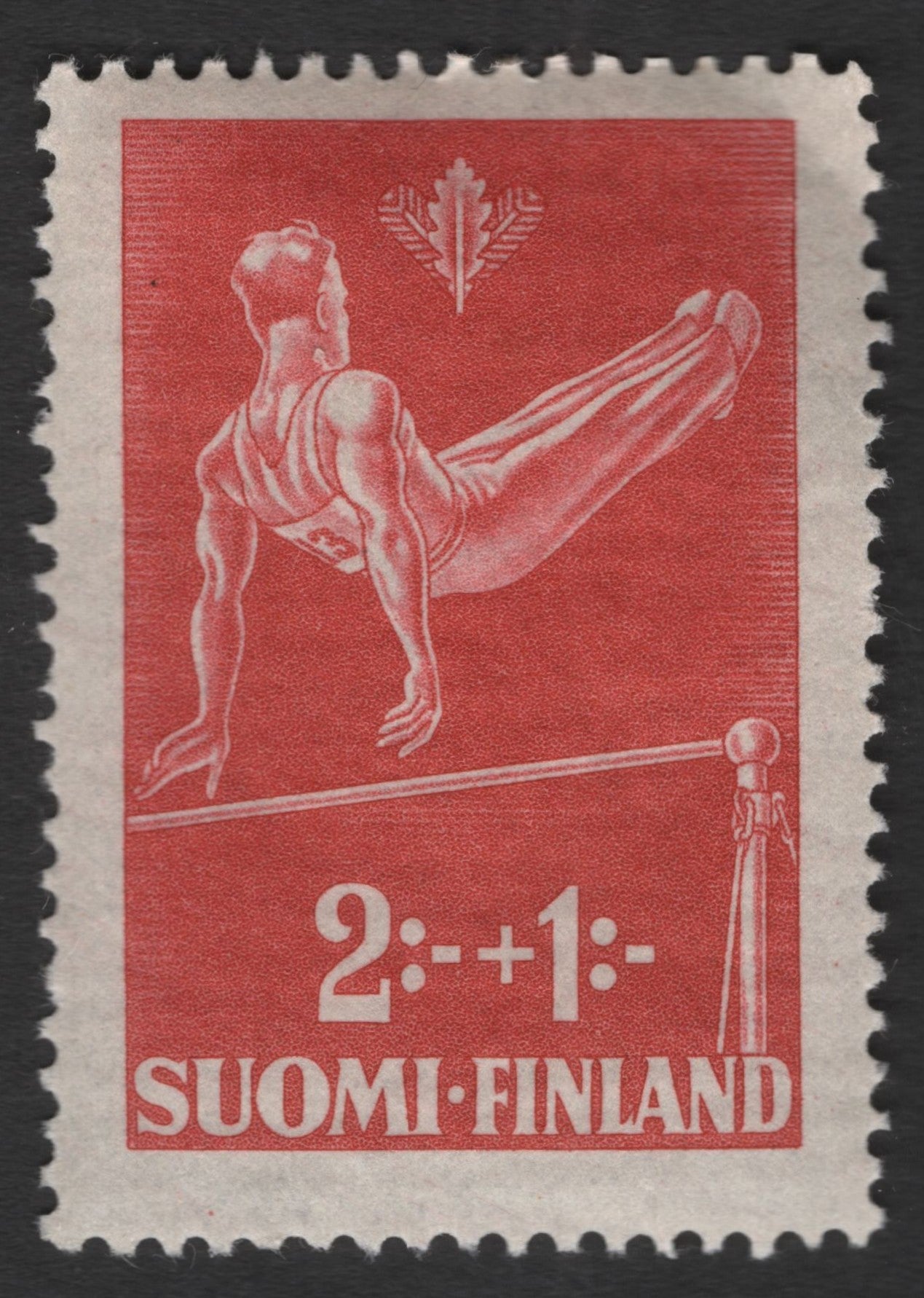 SCG11445 - Gymnast on Horizontal Bar – 2+1 Markka Sports Issue (Finland)