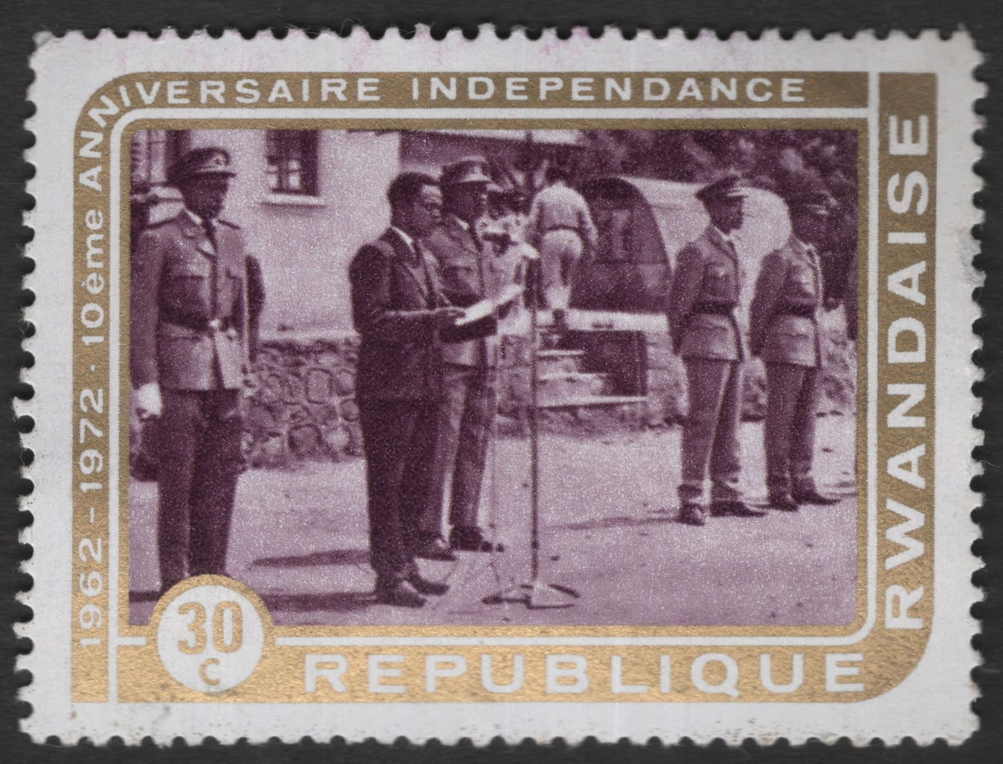 SCG11557 - Rwanda – 10th Anniversary of Independence Ceremony, 30c (1972)