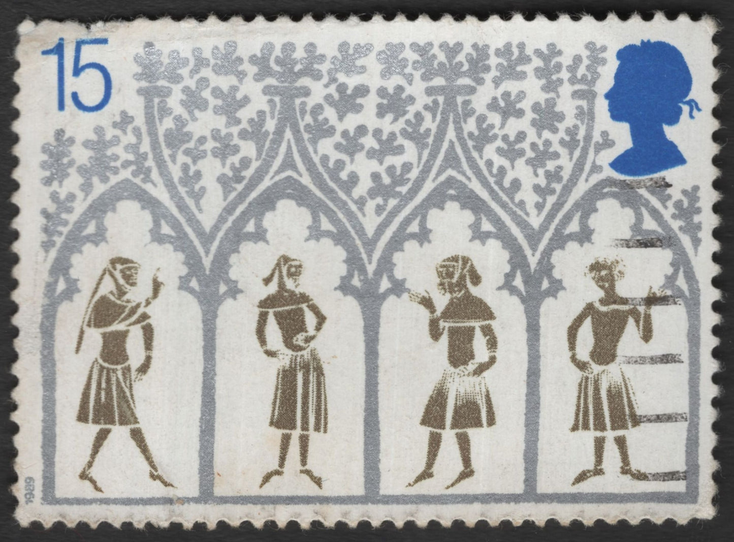 SCG11553 - Christmas Carol Singers in Gothic Arches – 15p Commemorative