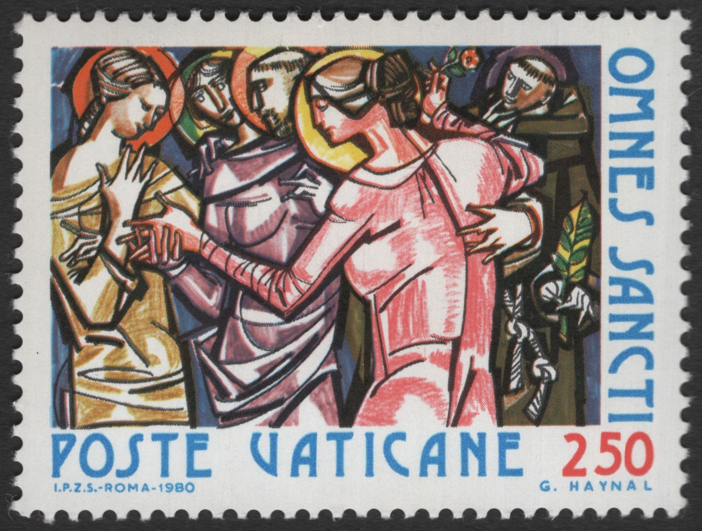 SCG11556 - Vatican City – 250 Lire “Modern Sacred Art Scene” (1980, G. Haynal Design)