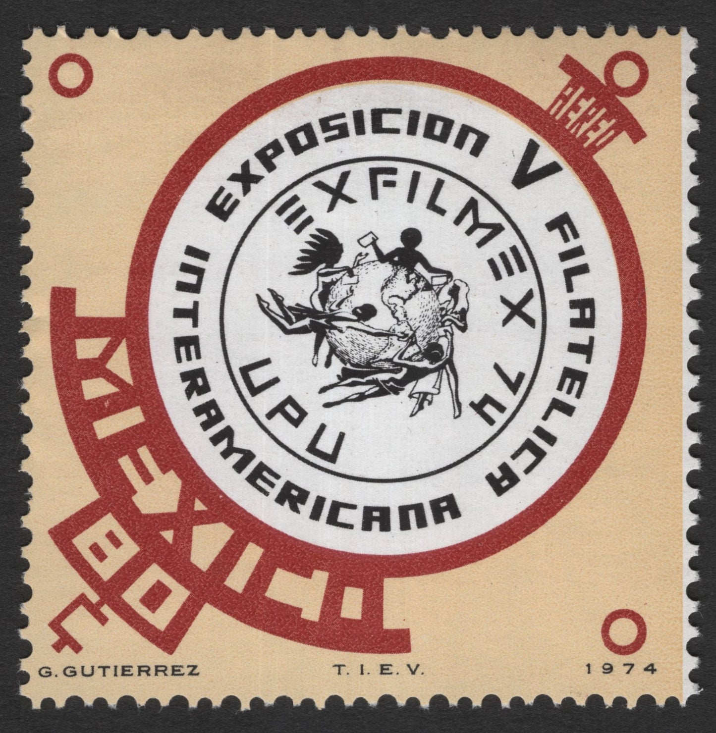 SCG11577 - Mexico – Expo Film Mex-Americana Filatélica 1974 Commemorative