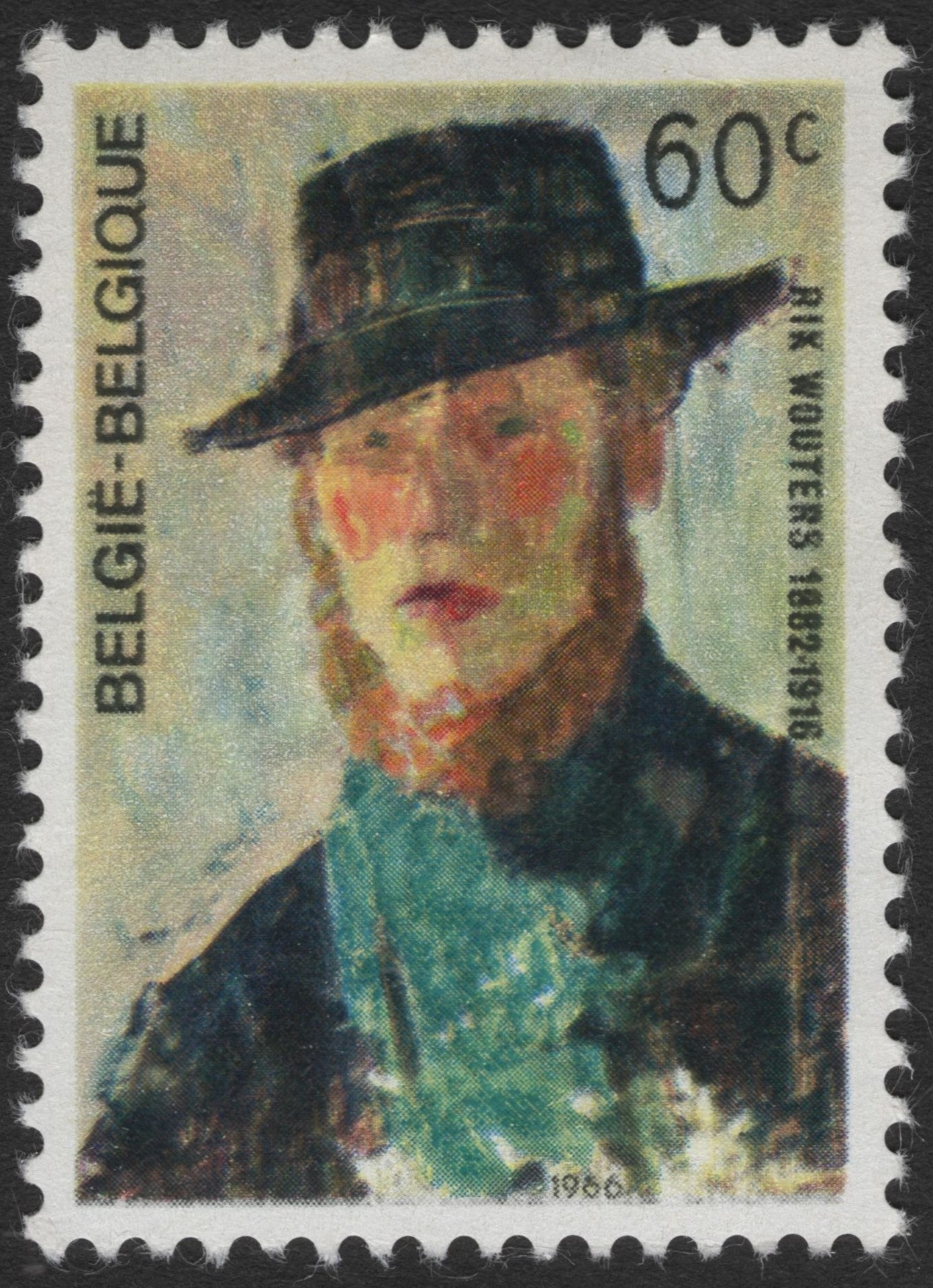 SCG11583 - James Ensor Portrait – 60c Art Series (Belgium)