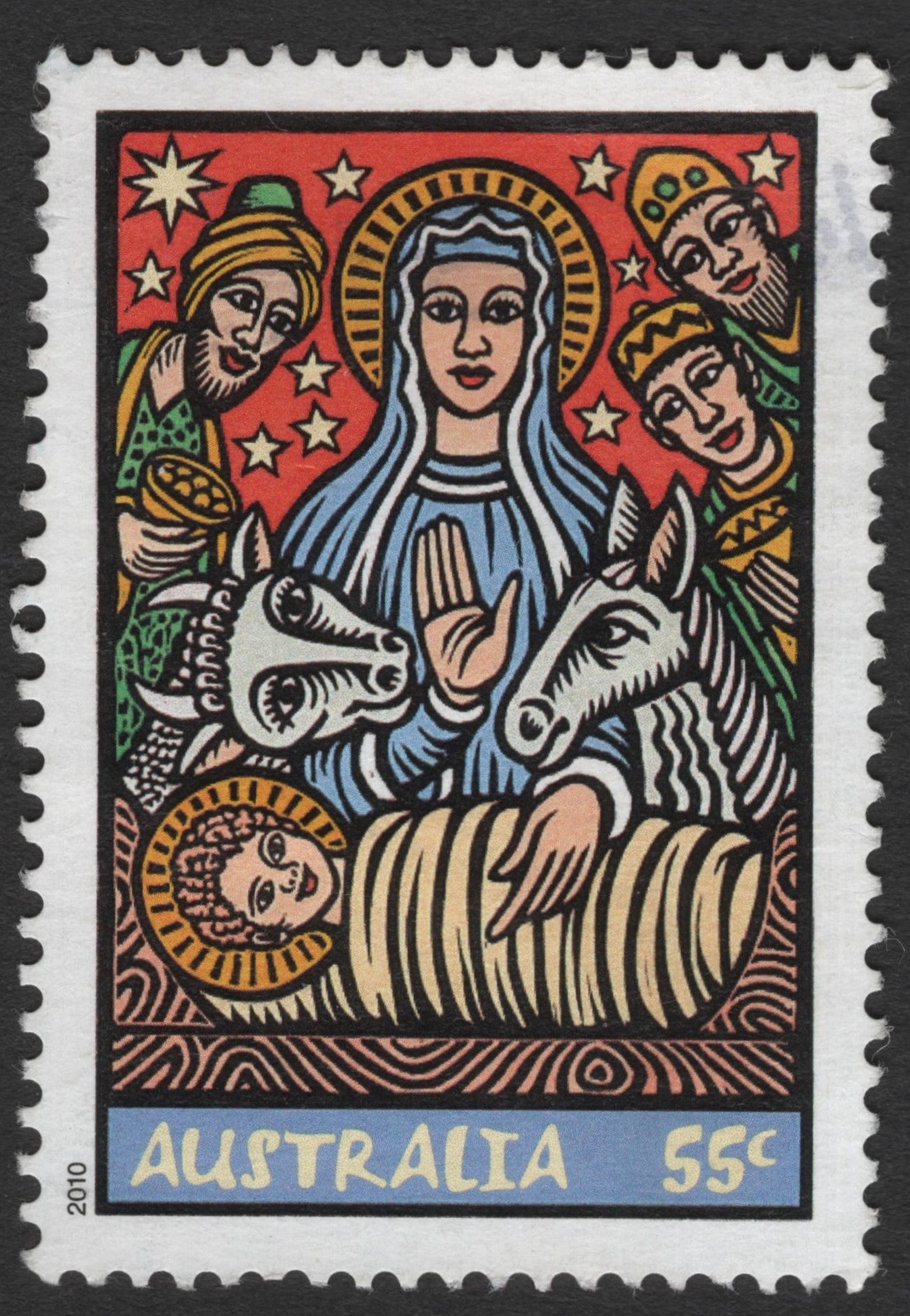 SCG11592 - Nativity Scene – Christmas 55c (2010)