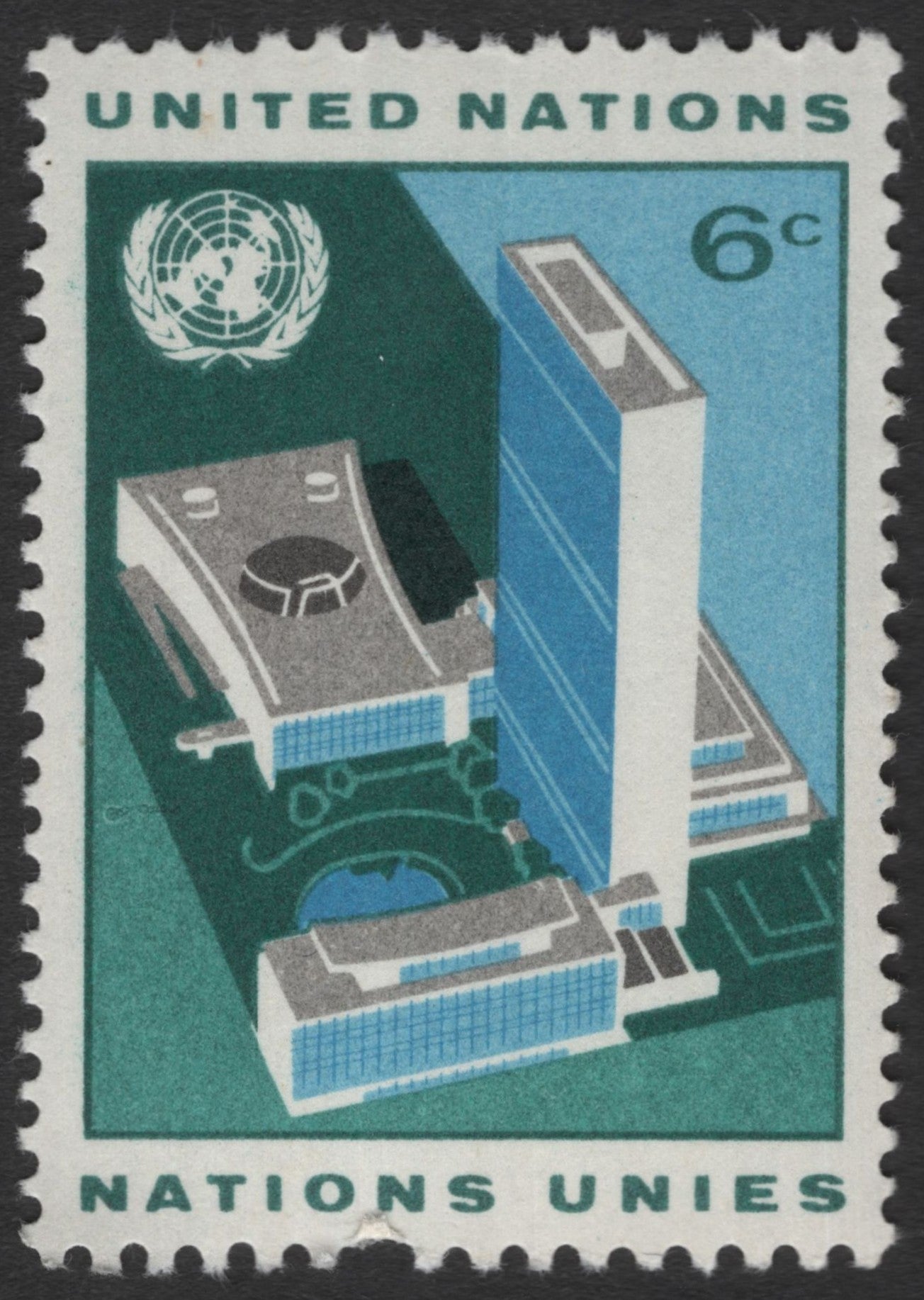 SCG11593 - United Nations Headquarters – New York (6¢ Definitive)