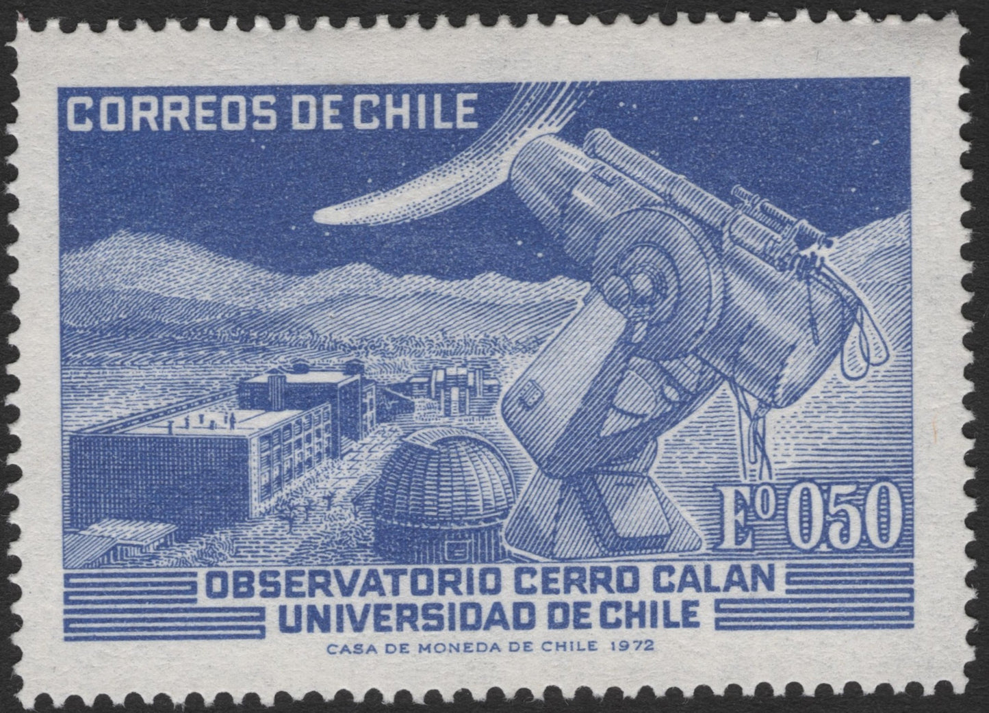 SCG11600 - Chile – 1972 Observatorio Cerro Calán Telescope (50 Escudos)
