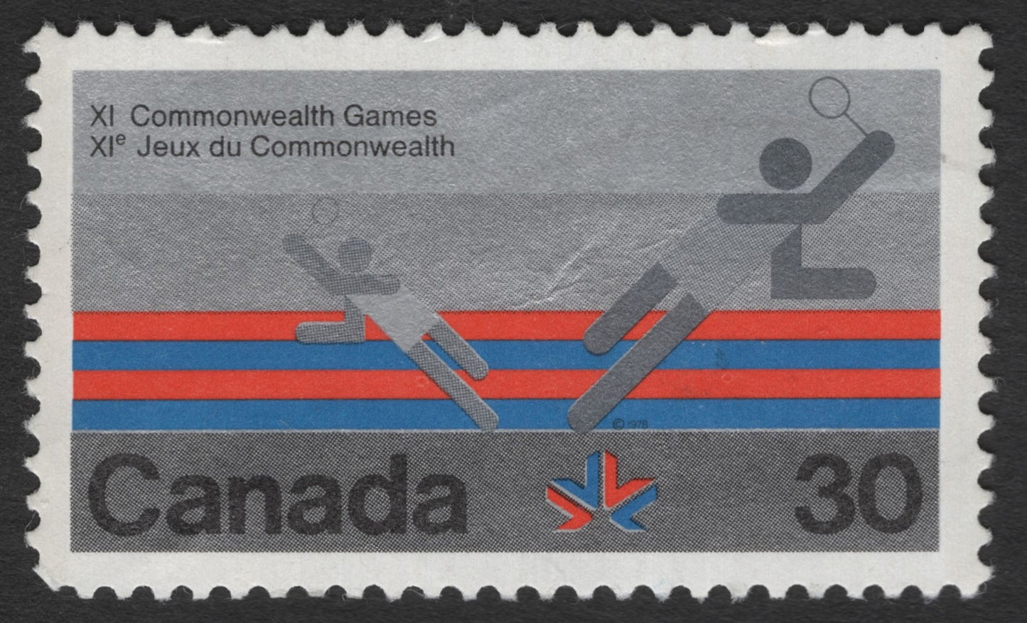 SCG11602 - Canada – 30¢ XI Commonwealth Games, Badminton (1978)