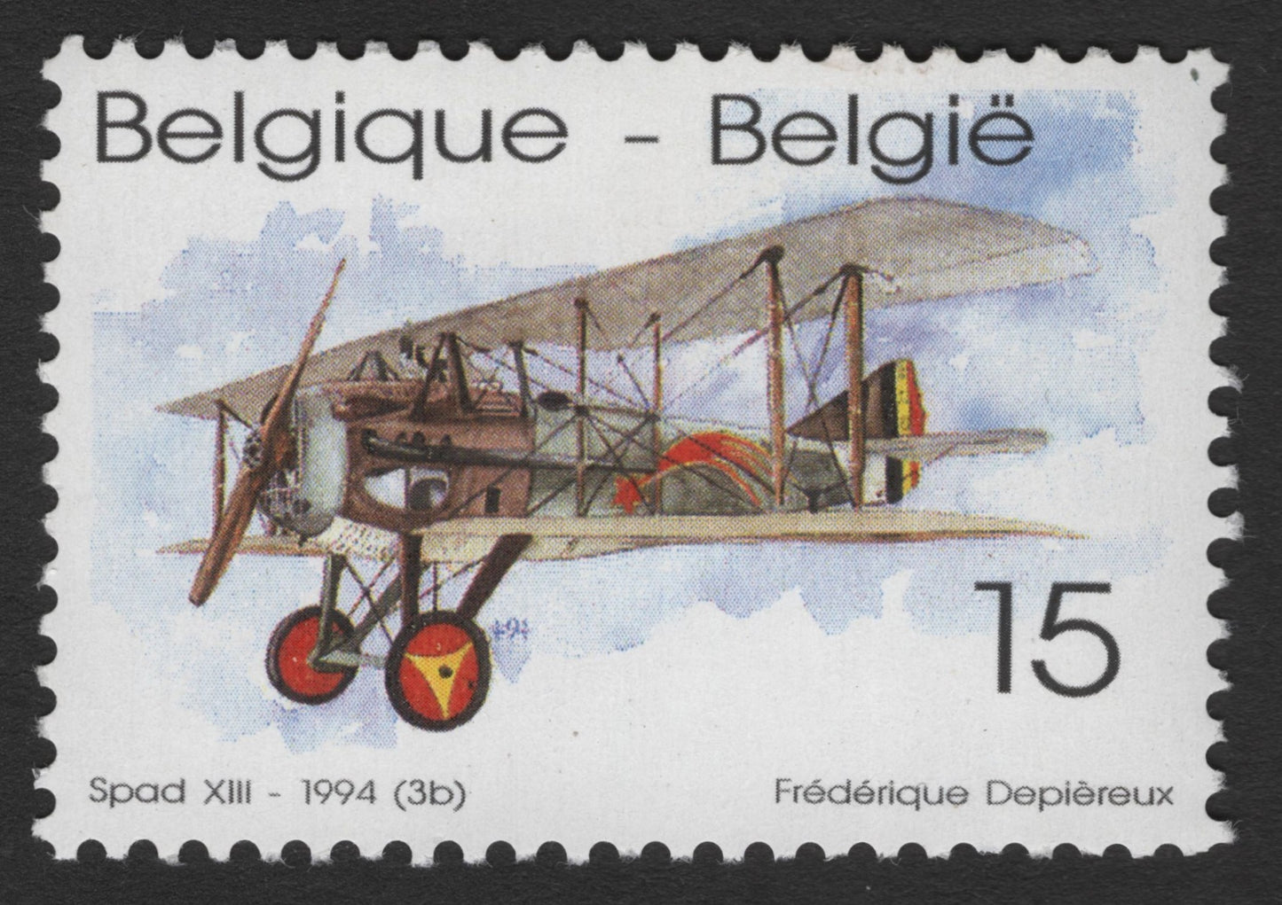 SCG11606 - Belgium – SPAD XIII Fighter Aircraft (1994) – 15f