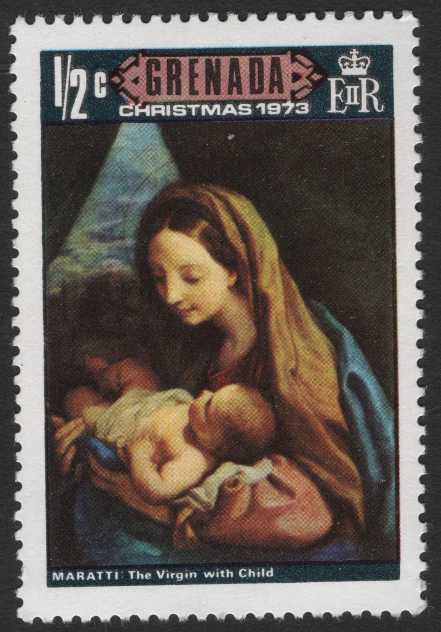 SCG11491 - Grenada – 12¢ Christmas 1973 “The Virgin with Child” (Maratti Art Issue)