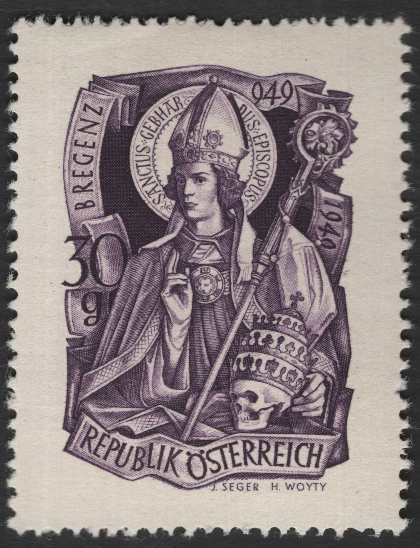 SCG11383 - Austria – St. Florian 30 Groschen Commemorative (1947)