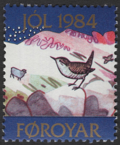 SCG12141 - Faroe Islands 1984 Christmas – Winter Bird Scenes