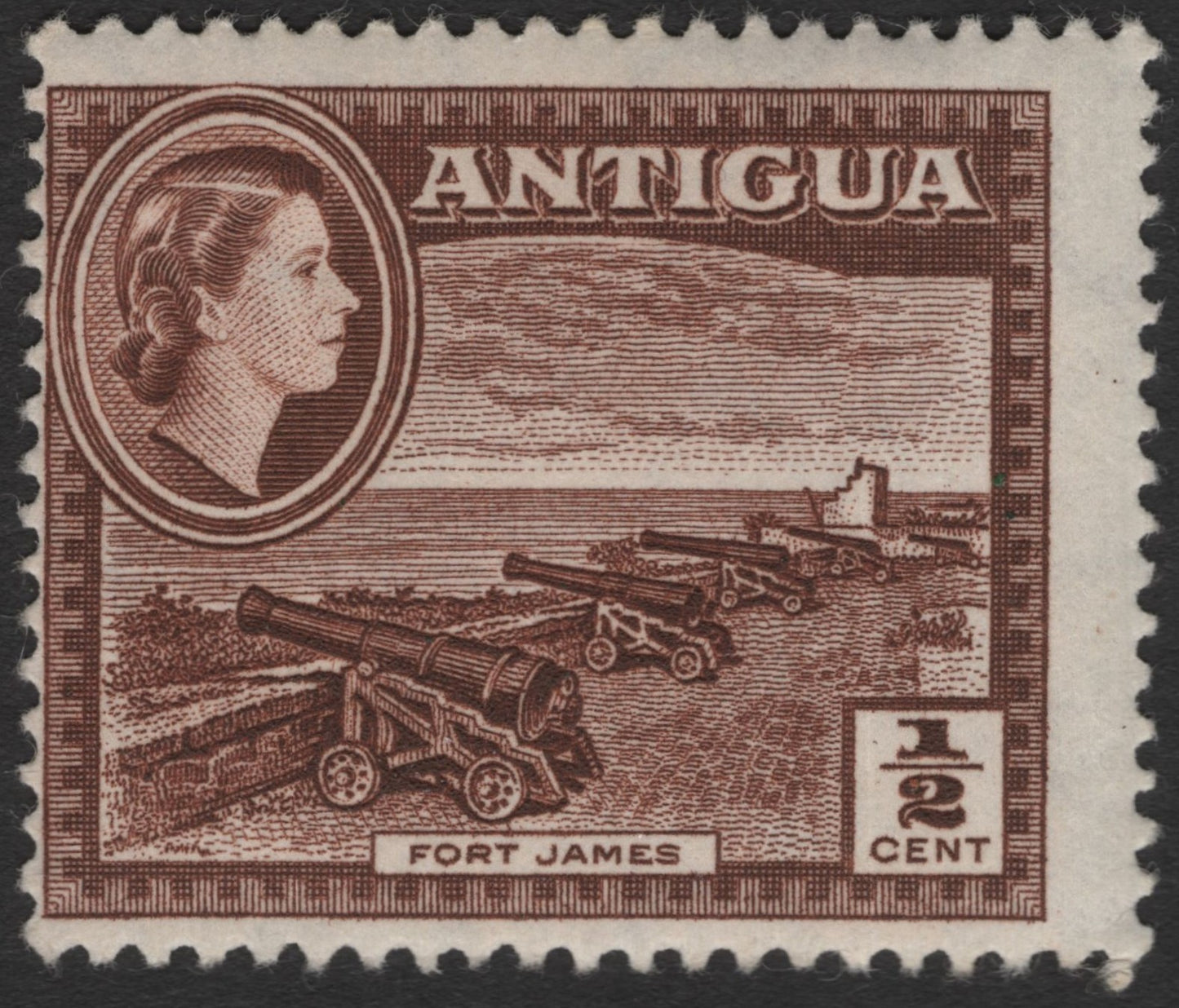 SCG11385 - Fort James Coastal Defences – 12 Cent (Antigua)