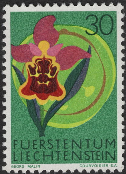 SCG12136 - Liechtenstein Floral Series – Orchid & Lily Pair